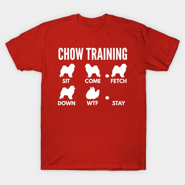 Chow Training Chow Chow Dog Tricks T-Shirt by DoggyStyles